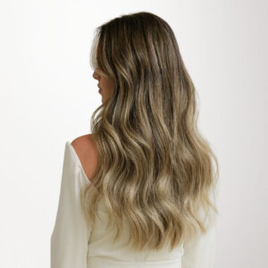 Alternative view of Clip-In Human Hair Extensions with Remy Hair