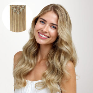 Clip-In Human Hair Extensions with Remy Hair