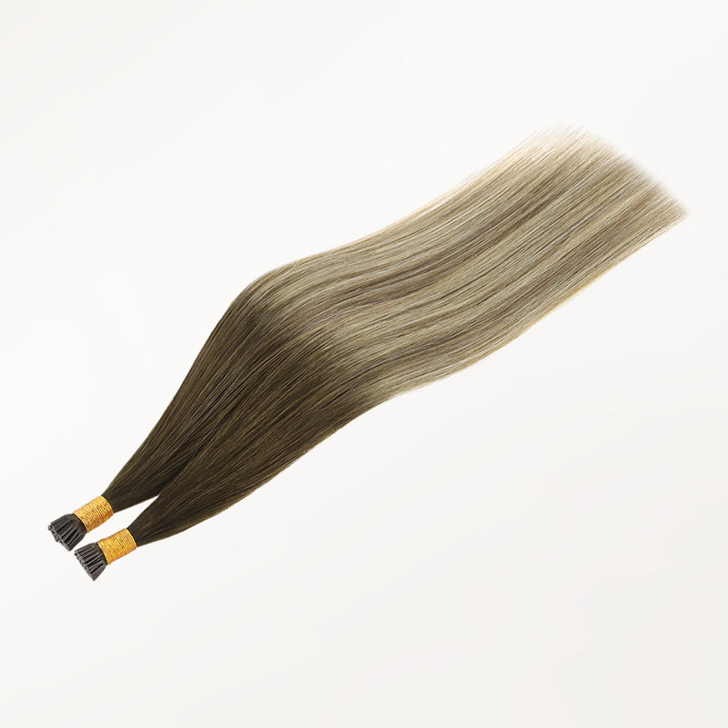 I-Tip Human Hair Extensions with Remy Hair and Keratin Tips - Image 6