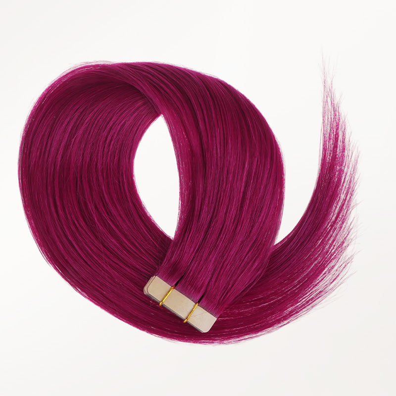 Tape-In Human Hair Extensions with Adhesive Wefts - Image 4
