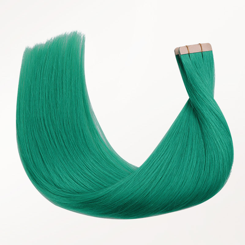 Tape-In Human Hair Extensions with Adhesive Wefts - Image 6
