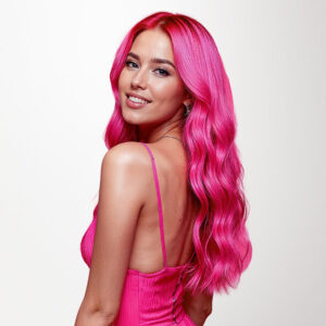 Alternative view of Tape-In Human Hair Extensions with Adhesive Wefts