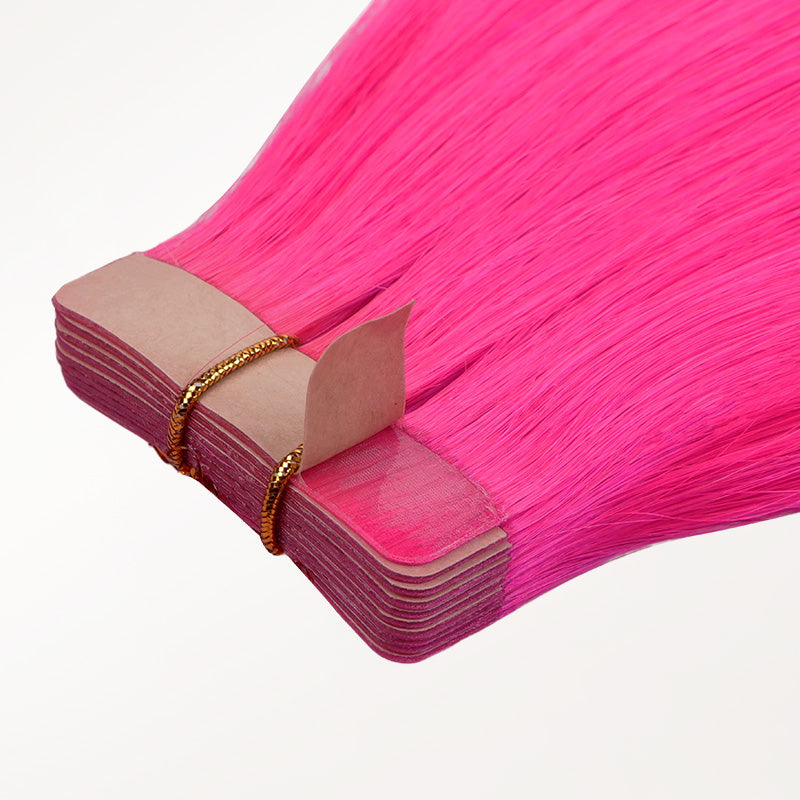 Tape-In Human Hair Extensions with Adhesive Wefts - Image 7
