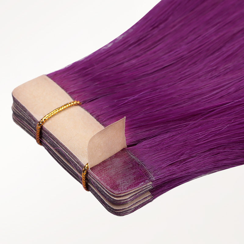 Tape-In Human Hair Extensions with Adhesive Wefts - Image 7