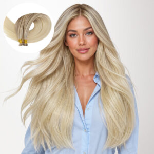 I-Tip Human Hair Extensions with Remy Hair and Keratin Tips