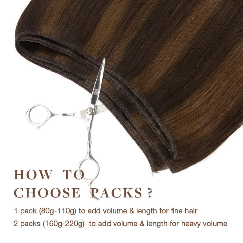 Sew-In Human Hair Weft Extensions with Remy Hair - Image 3