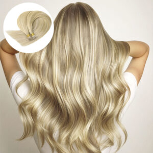 I-Tip Human Hair Extensions with Remy Hair and Keratin Tips